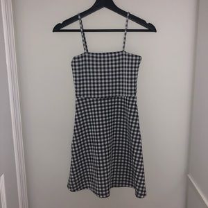 Black and White Checkered Dress